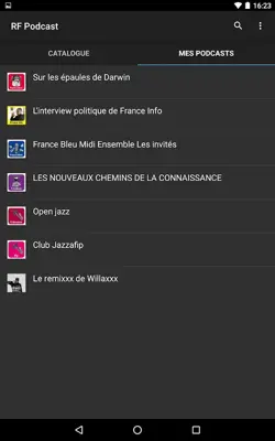 RF Podcast android App screenshot 2
